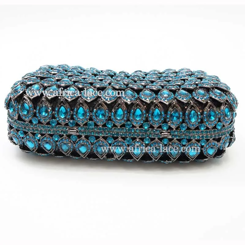 Luxury clutch evening bags Ladies crystal diamonds party bag