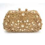 luxury crystal clutch bag