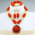 Necklaces Pendants Women Jewelry african beads jewelry set Necklaces Pendants Women Jewelry african beads jewelry set