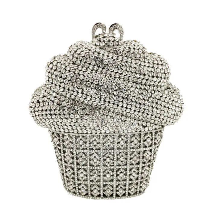Luxury crystal clutch