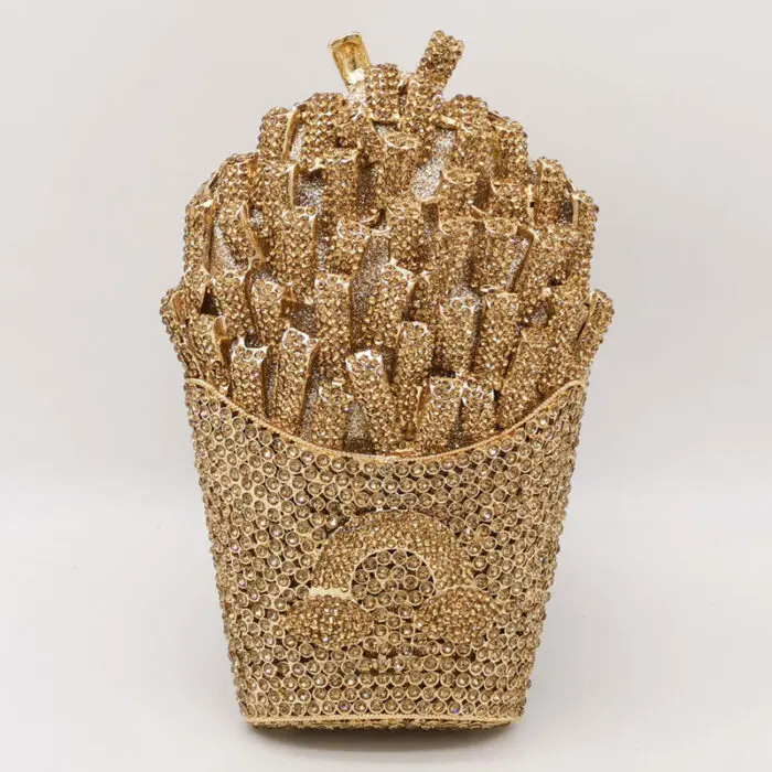 Luxury crystal clutch