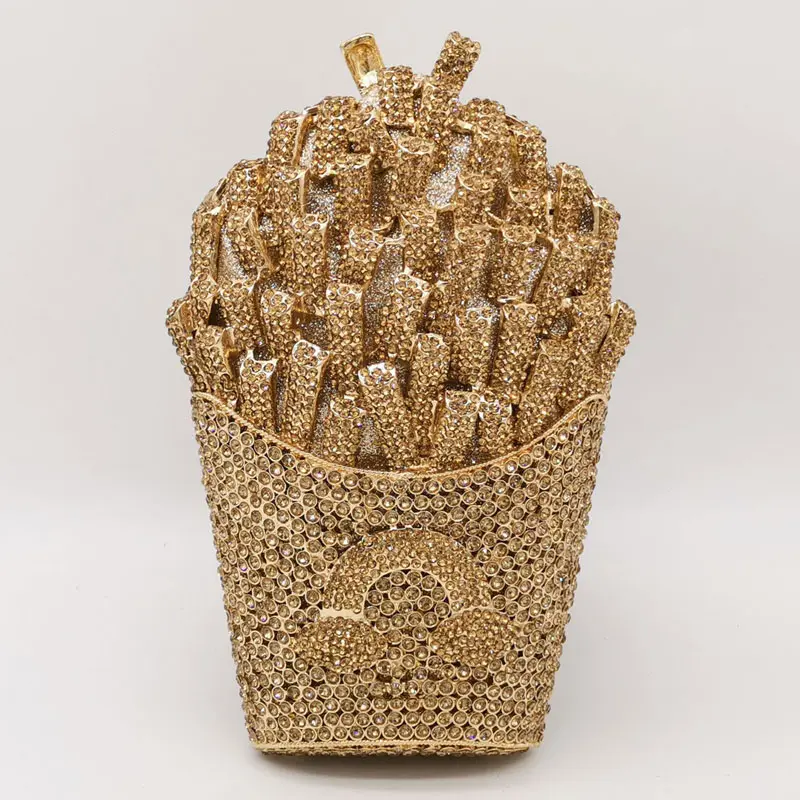 Luxury crystal clutch