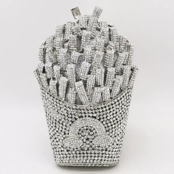 Luxury crystal clutch
